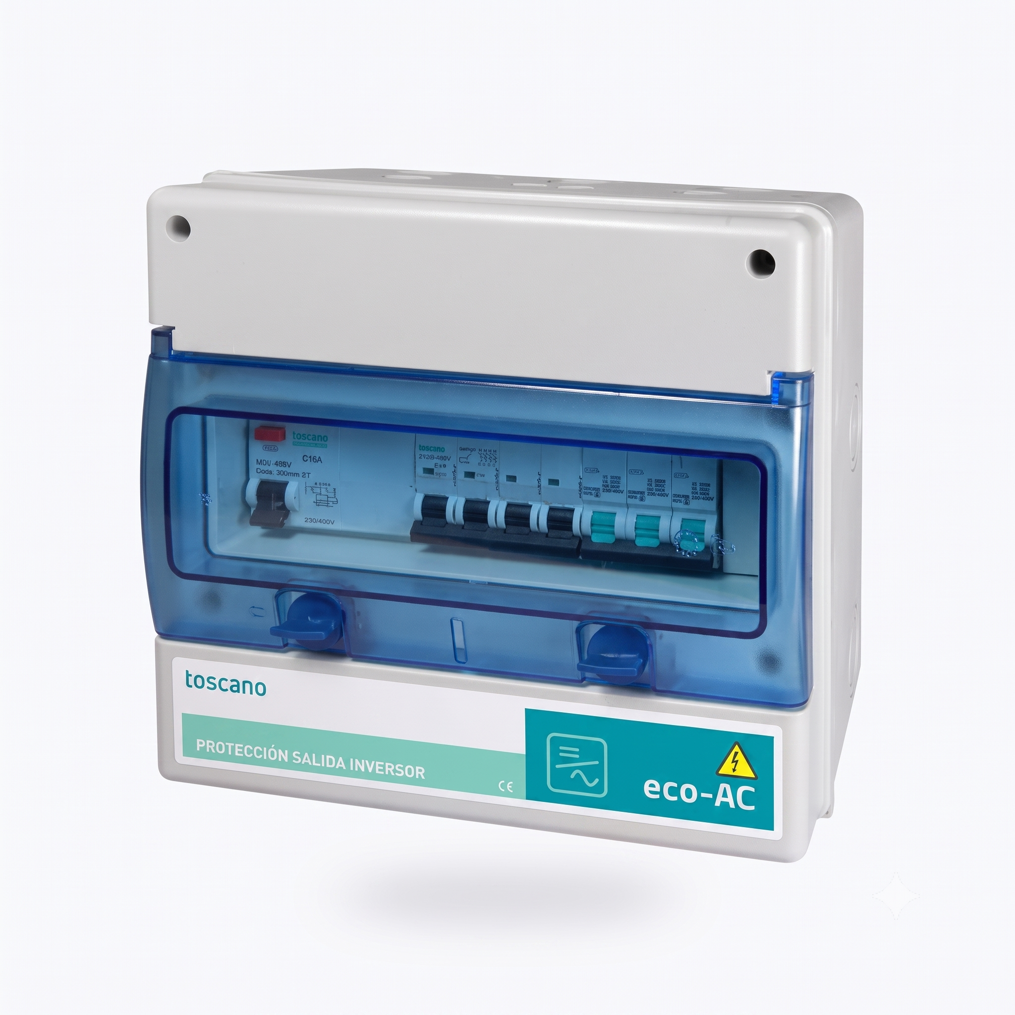 Cuadro de protección línea backup Trifásico 10 kW
