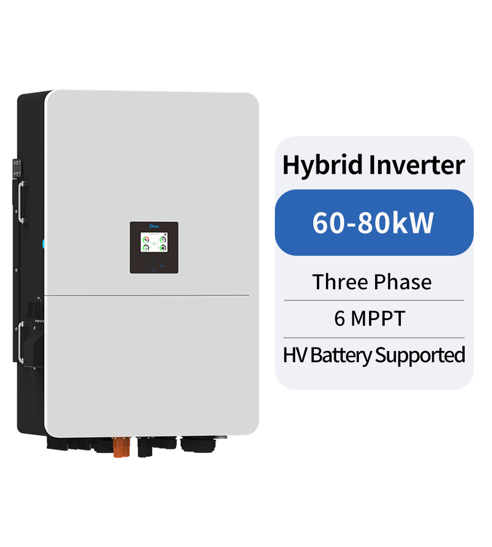 Deye SUN-60K-SG02HP3-EU-EM6 Inversor híbrido trifásico HV 60kW
